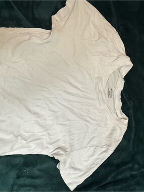 No Boundaries White Short Sleeve Crop Tee (M)
